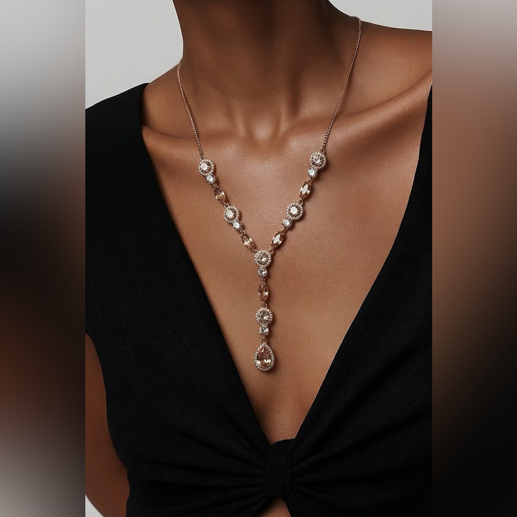 Givenchy Gold Crystal Ynecklace New With Tags 47$